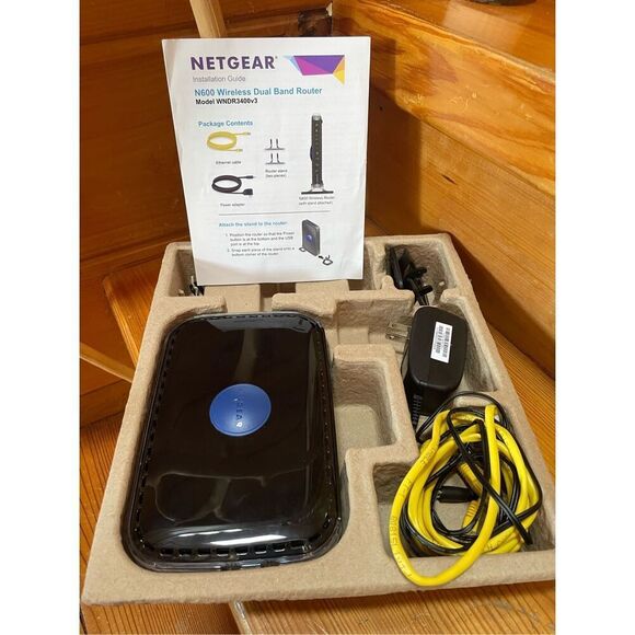 NETGEAR N600 Wireless Dual Band Router - Black - Picture 2 of 3